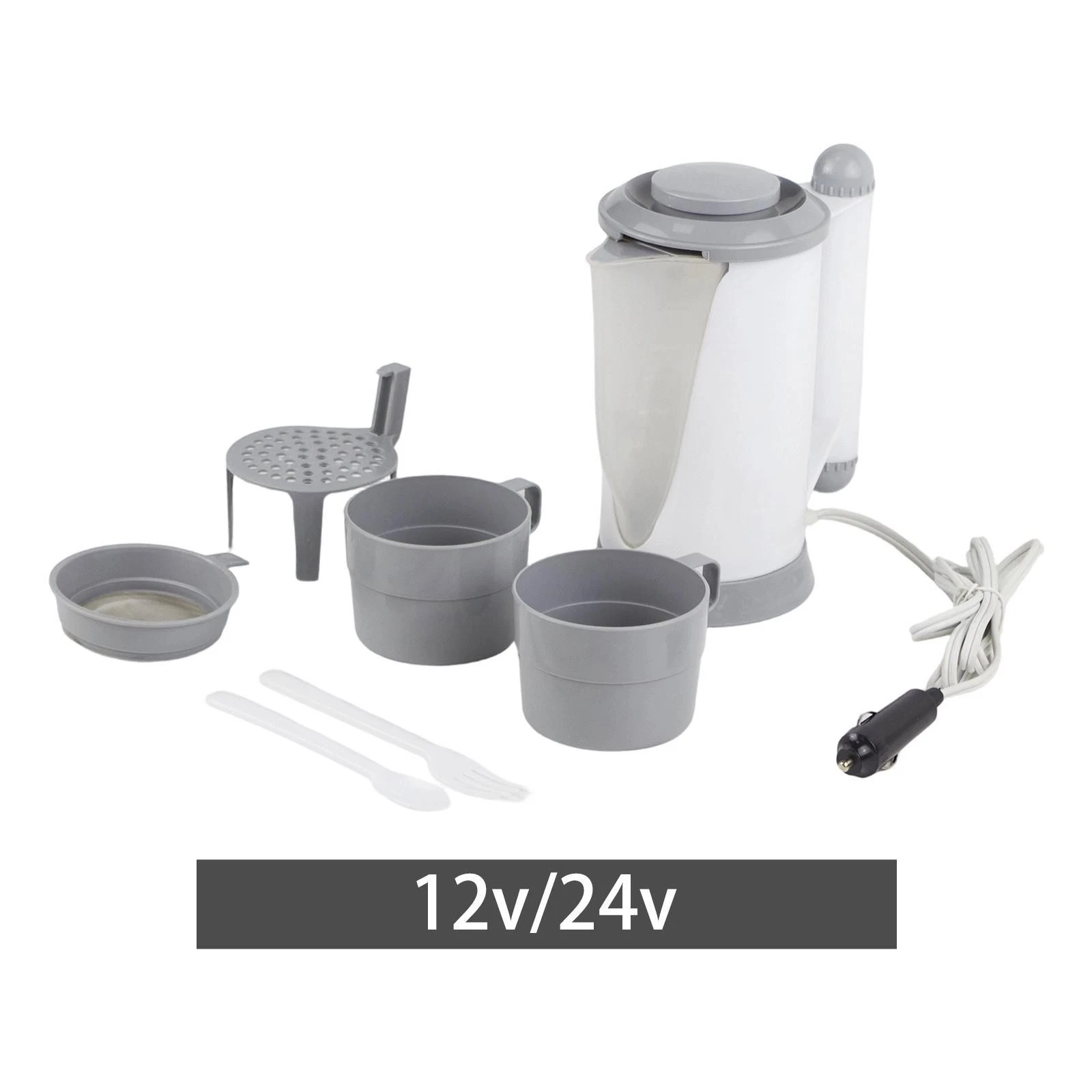 Car Kettle 550 ml Heater High Performance for Boiling Water, Eggs, Coffee, Tea