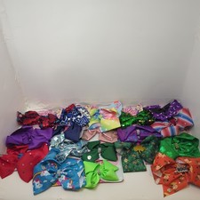 18 New Jojo Siwa Hair Bows Original Packaging Sequin Mermaid Halloween Patriotic