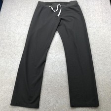 FIGS Scrub Pants Mens Large Tall Black Technical Drawstring Pockets T21003T