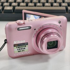 Nikon COOLPIX S6600 Pink 16.0MP 12x Zoom Compact Digital Camera English Tested