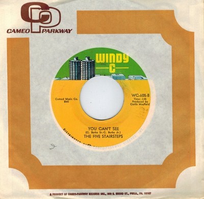 Chicago Northern FIVE STAIRSTEPS ''Ain't Gonna Rest'' WINDY C M- Stock C Mayfield