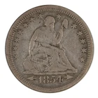 New Listing1854 Seated Liberty Half Dollar Good Condition Arrows