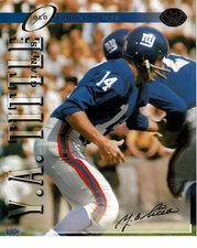 YA Tittle signed autographed 8x10 photo! RARE! AMCo Authenticated! 10706