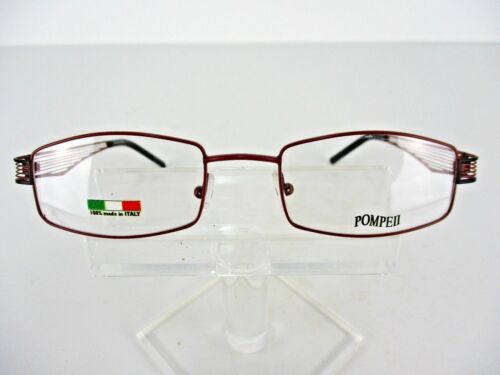 Pompeii Eyewear 381 (544) Red / Black 49 x 18 135 mm PETITE Eyeglass Frames - Picture 3 of 4