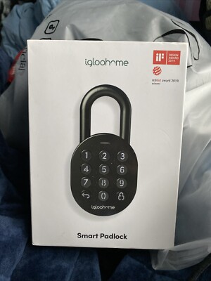 Igloohome Smart Padlock, Smart Lock w/ Case- IOS/Android App Remotely