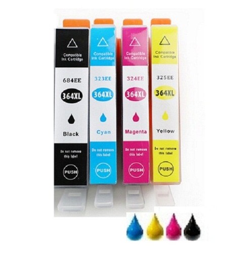 Lot cartouches compatible HP 364XL imprimante DeskJet OfficeJet Photosmart 364 - Photo 2/4