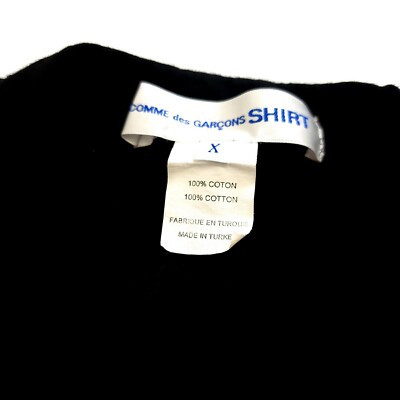 Comme Des Garcons CDG x Futura Knitted T-Shirt In Black Size