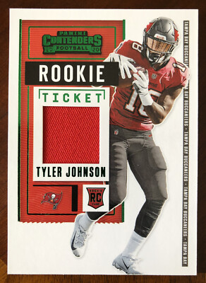 Tyler Johnson 2020 Panini Contenders Rookie Jersey Swatch RC #RTS