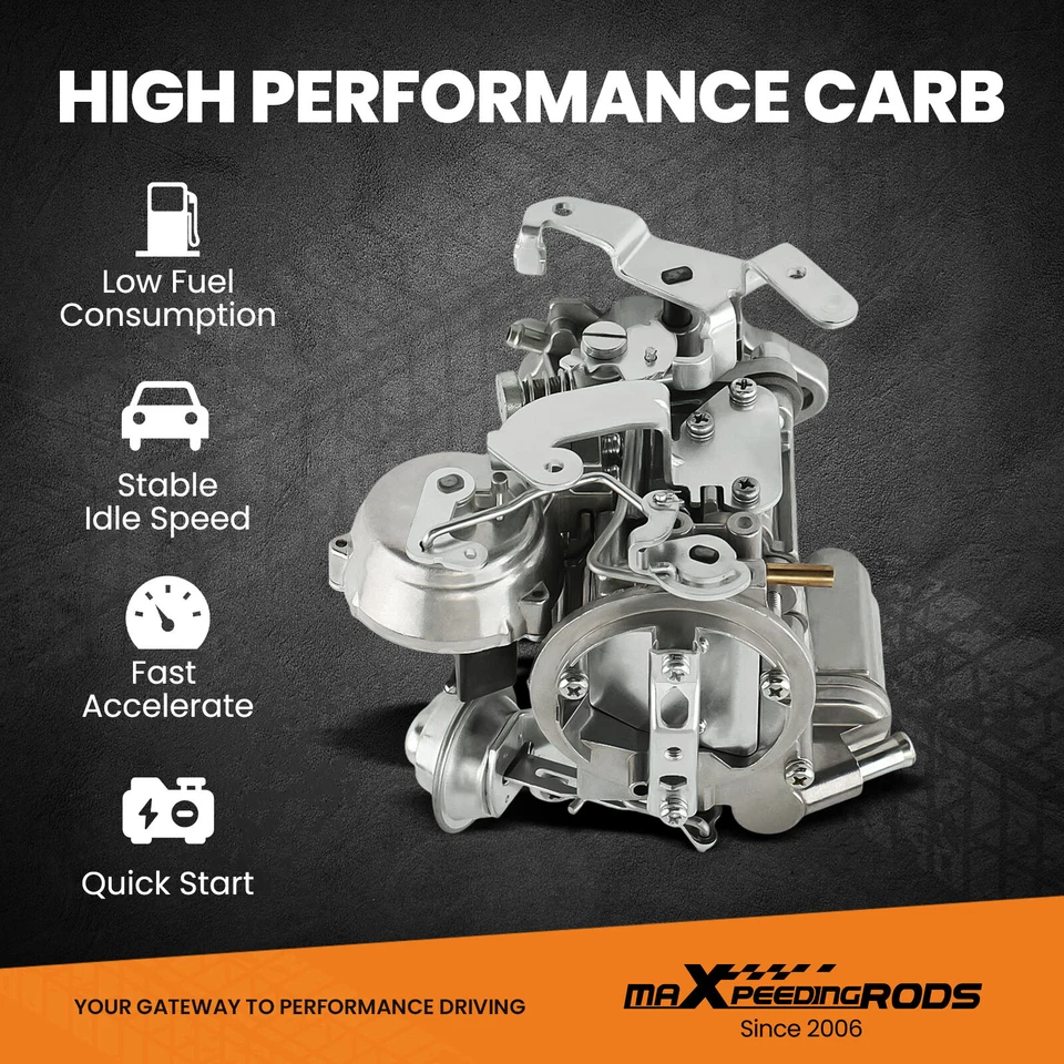 Carburador para Chevy y GMC L6 4,1 L 250 y 4,8 L 292 C10 C20 para estilo Rochester Foto 3 de 4