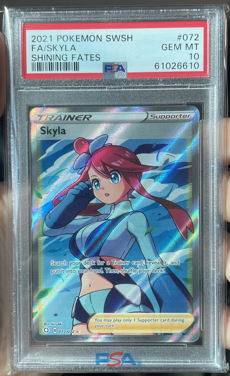 2021 Pokemon Shining Fates #072 Full Art Skyla PSA 10 | eBay 2021 Pokemon Shining Fates #072 Full Art Skyla PSA 10 | eBay