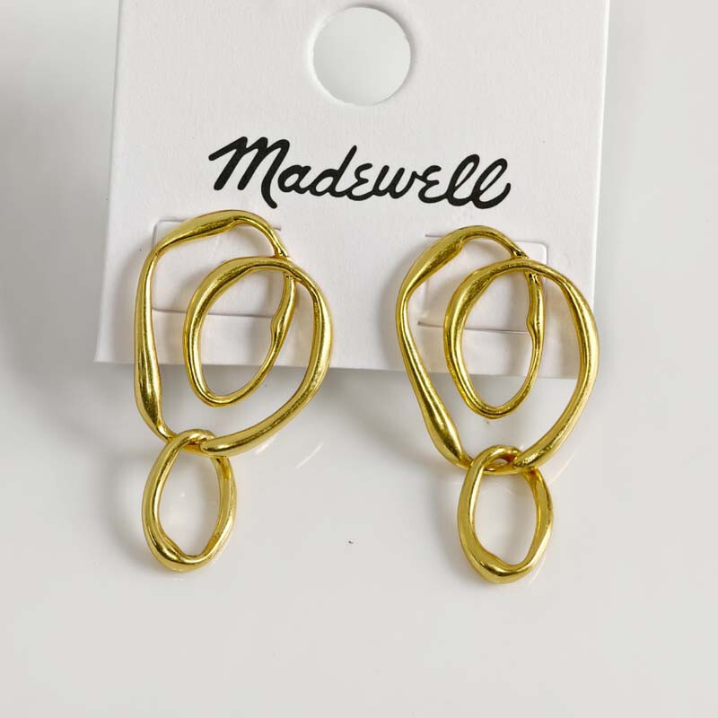 New MadeWell Abstract Drop Earrings Gift Vintage Women Party