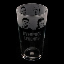 Image of Liverpool F.C. Legends | Pint Glass | Engraved | Gift | Present