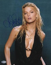 Jessica Simpson Signed 11x14 Photo Authentic Autograph Beckett COA Hot Sexy