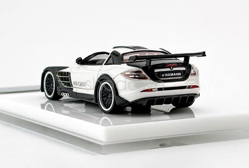 Modellino VMB scala 1:64 bianco per Benz SLR Hamann Coupè Racing Sport resina pressofusa - Foto 7 di 7