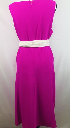 Lauren Ralph Lauren pink Sheath dress with sewn in liner sleeveless NWT size 14 - Picture 4 of 10