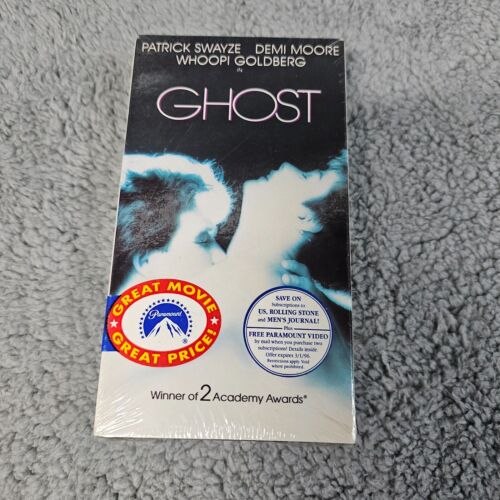 NEW GHOST VHS Video Tape 1990 Paramount SEALED Swayze Moore Goldberg