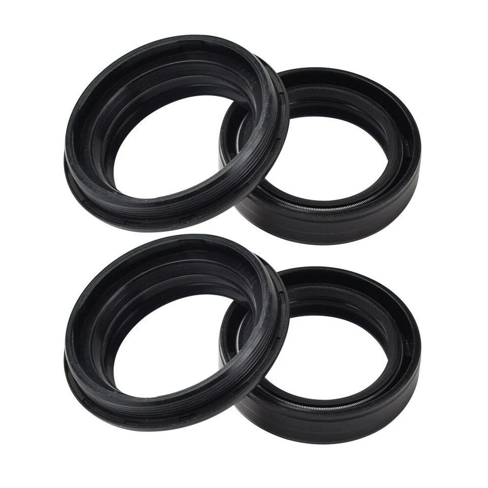 4Pcs Fork Oil Seals for Suzuki RM80,SP200,DR125,DR125SE,DR200SE,SP125,GS750T Foto 3 de 4