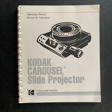 Kodak Carousal and Ektagraphic Slide Projectors Operating Instructions Booklet