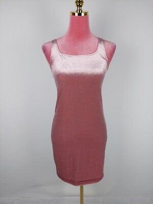 Kleid Zara Trafaluc Gr. M 38 (S/36) rosa Pastell Samt stretch Party dress kurz
