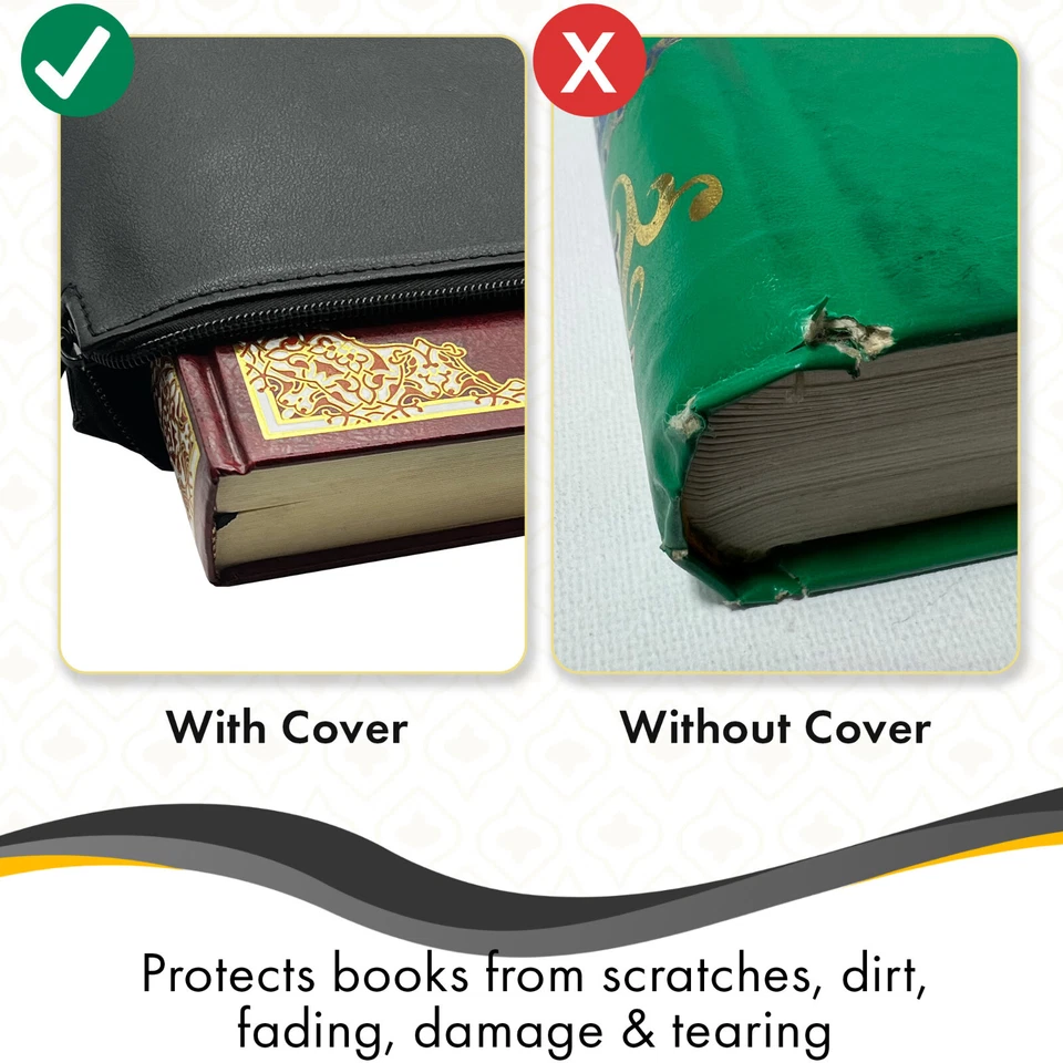 IqraCovers Quran Book Cover Sleeve – Luxurious Durable Juzdan Pouch Islam - Image 3 of 4