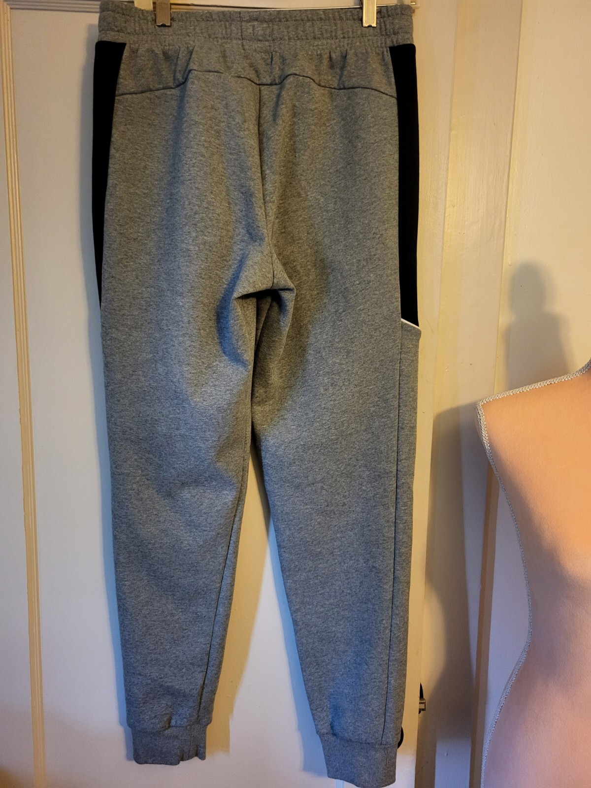 100 cotton grey navy blue puma sweat pants pockets … Gem