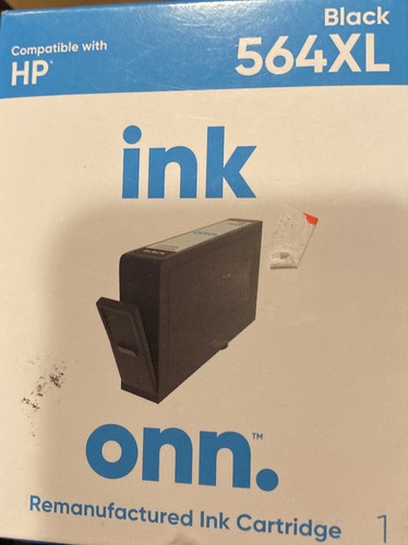 Onn 564XL Black Remanufactured Ink 