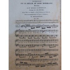 Doche J. D. Vaudeville Sleeping Beauty Song Guitar Or Lyre Ca1810