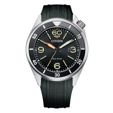 Citizen Men's Sport Casual Date Eco-Drive Black Watch 44 MM AW1710-04E