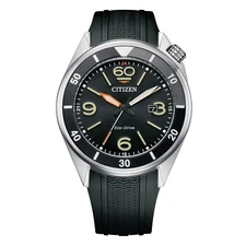 Citizen Men's Sport Casual Date Eco-Drive Black Watch 44 MM AW1710-04E