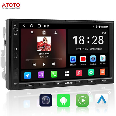 ATOTO A5L 7'' 2Din Android Car Stereo Radio Wireless Carplay GPS AI Android Auto