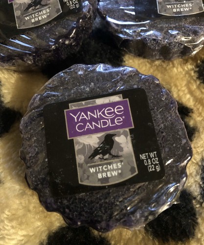 YANKEE CANDLE Witches' Brew wax melt TART - set of 3 - patchouli RAVEN - Picture 3 of 4