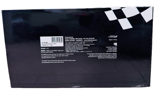 Minichamps 1/12 William Renault FW16 1994 127 941200 - Picture 4 of 14