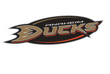 5" anaheim ducks black bumper sticker decal usa made