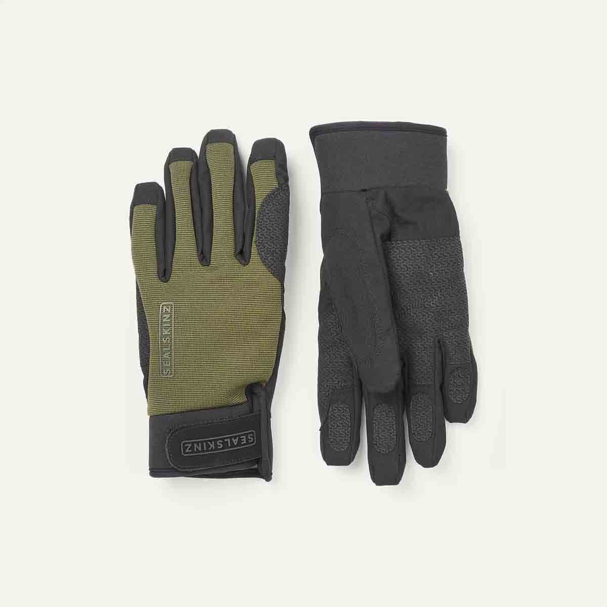 Guantes impermeables para todo clima SealSkinz Harling - oliva
