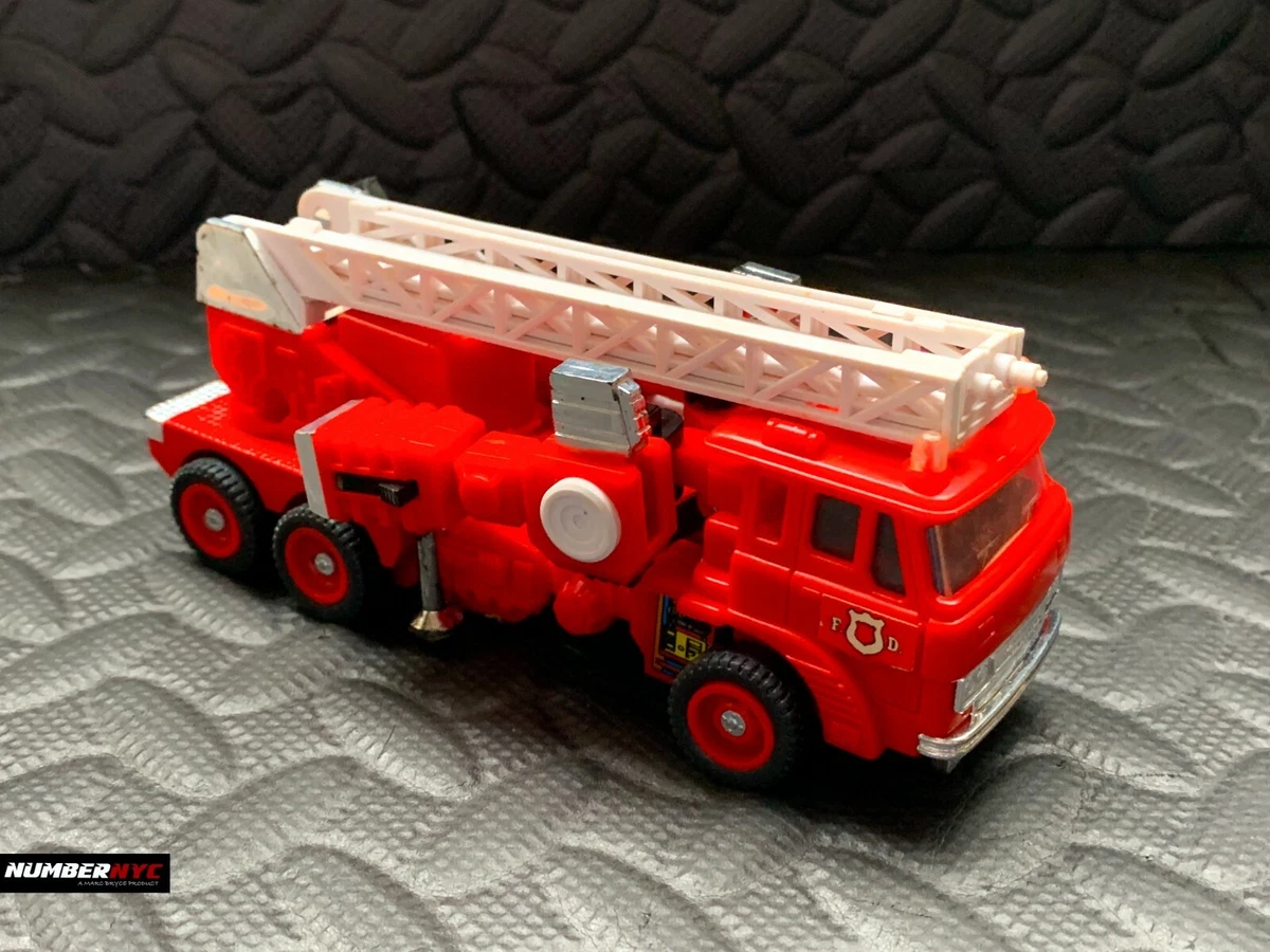 Fire engine top transformer toy