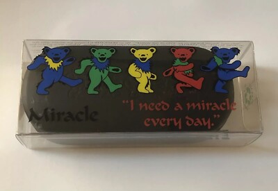 Genuine 1995 GRATEFUL DEAD Black Mirror MIRACLE Sunglasses NEW OLD STOCK! 
