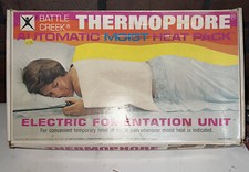 Vintage 1980s Battle Creek ThermoPhore Automatic Moist Heat Pack 13" X 13