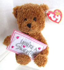 Ty Beanie Babies VALENTINE'S DAY You're A Sweetie Bear, 2006,  mint with hangtag