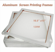 120M 10.5x15 Inch (27x39cm) High Strength Aluminum Alloy Screen Printing Frames