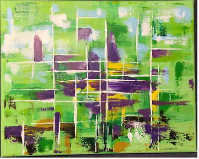 ''Spring Bloom Chromatica'' original painting abstract modern art (C. Müller)