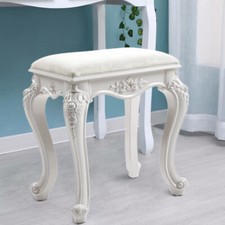 Dressing Table Stool Makeup Bench Chair Soft Padded Cushion Vanity Piano Seat