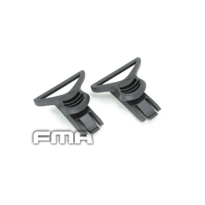 FMA Fast Helmet Goggle Swivel Clips Set 36mm for Side Rails Airsoft Mount 2pcs