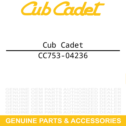 CUB CADET 75304236 Upper Drive Shaft Housing Assembly CC 2025 2090