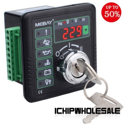 MEBAY DC10G Genset Generator Controller Engine Manual Start Controller With LED