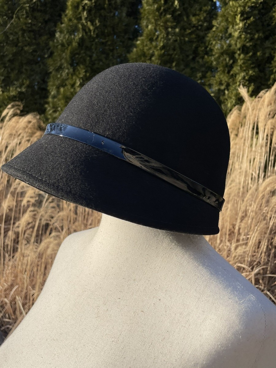 Soprattutto Cappelli Bucket Hat Black 100% Woolfelt Ladies  display picture 1