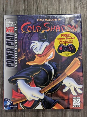 New Sealed Maui Mallard Cold Shadow PC Game for Windows Vintage Disney 1996