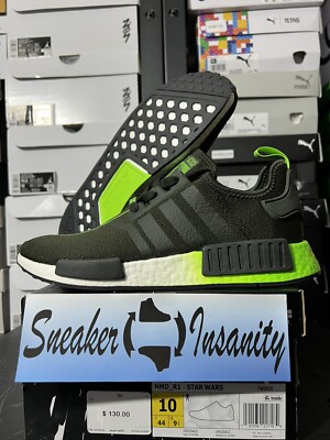 Size 10 - adidas NMD R1 x Star Wars Yoda 2019 Brand New -Deadstock- FW3935