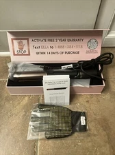 Black Ella Bella 2 in 1 Cool Air Styler - Straightener and Curling Iron