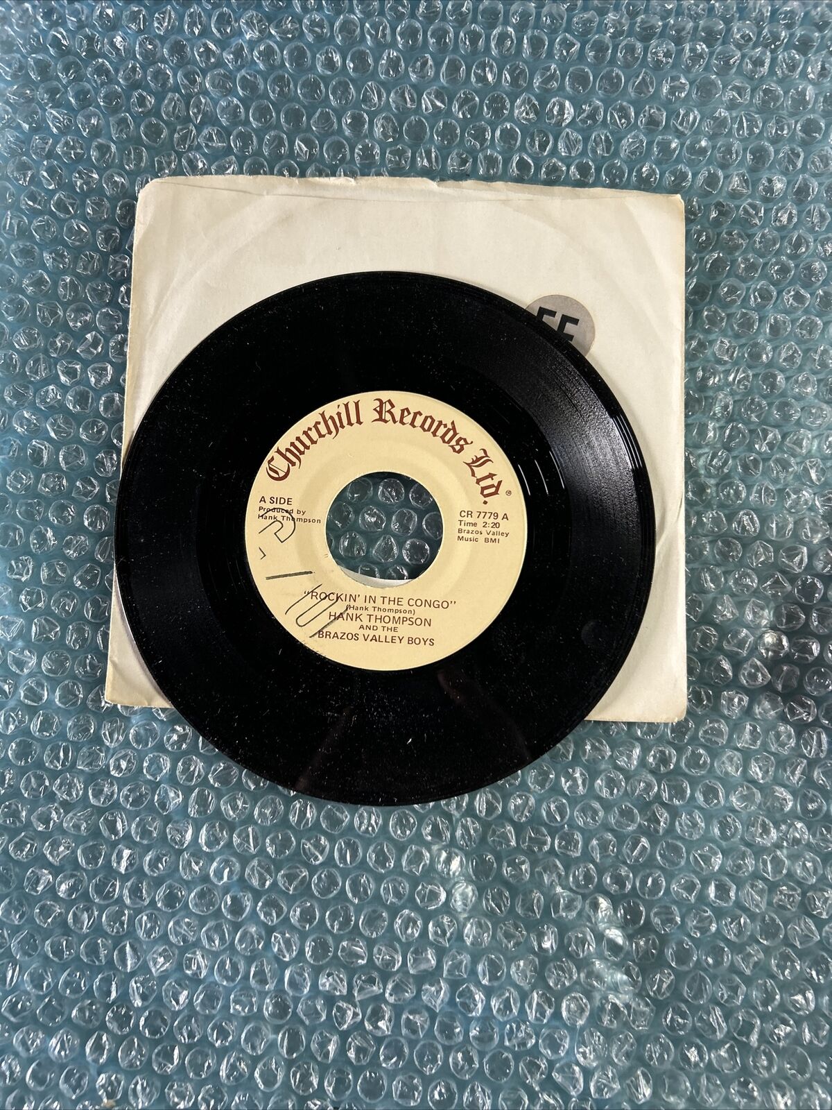 Hank Thompson, The Convict, And The Rose/Rockin In The Congo Churchill, 45