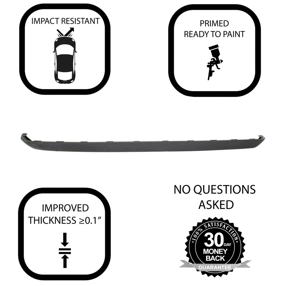 Primed Front Lower Bumper Cover Fascia for 2007-2014 GMC Yukon / Yukon XL 1500 - Image 3 of 4